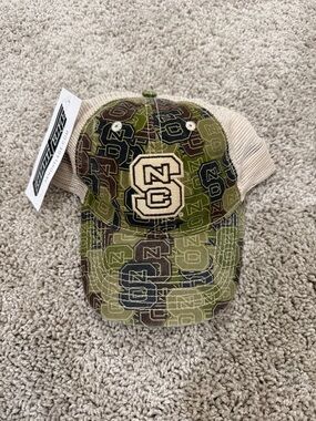 NC Camo Trucker Hat for Kids - Green by
